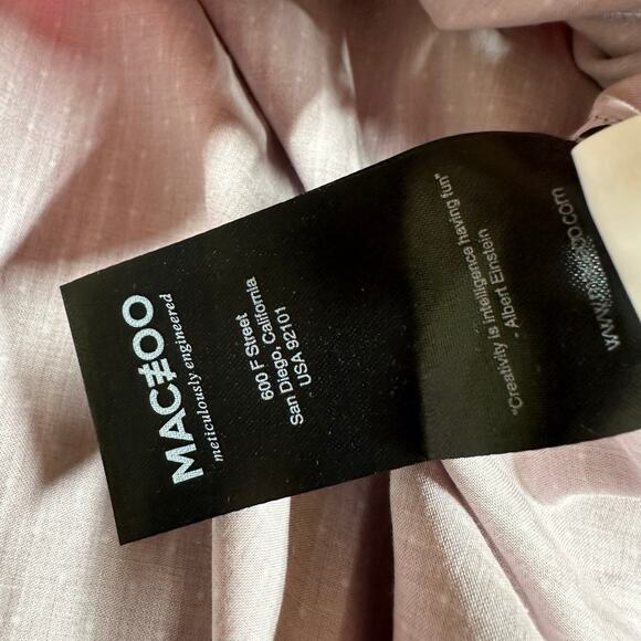 Maceoo Fibonacci PaisleyIntense Pink Polka Dot Dress Shirt Men's Size 2XL NWT - Picture 9 of 12